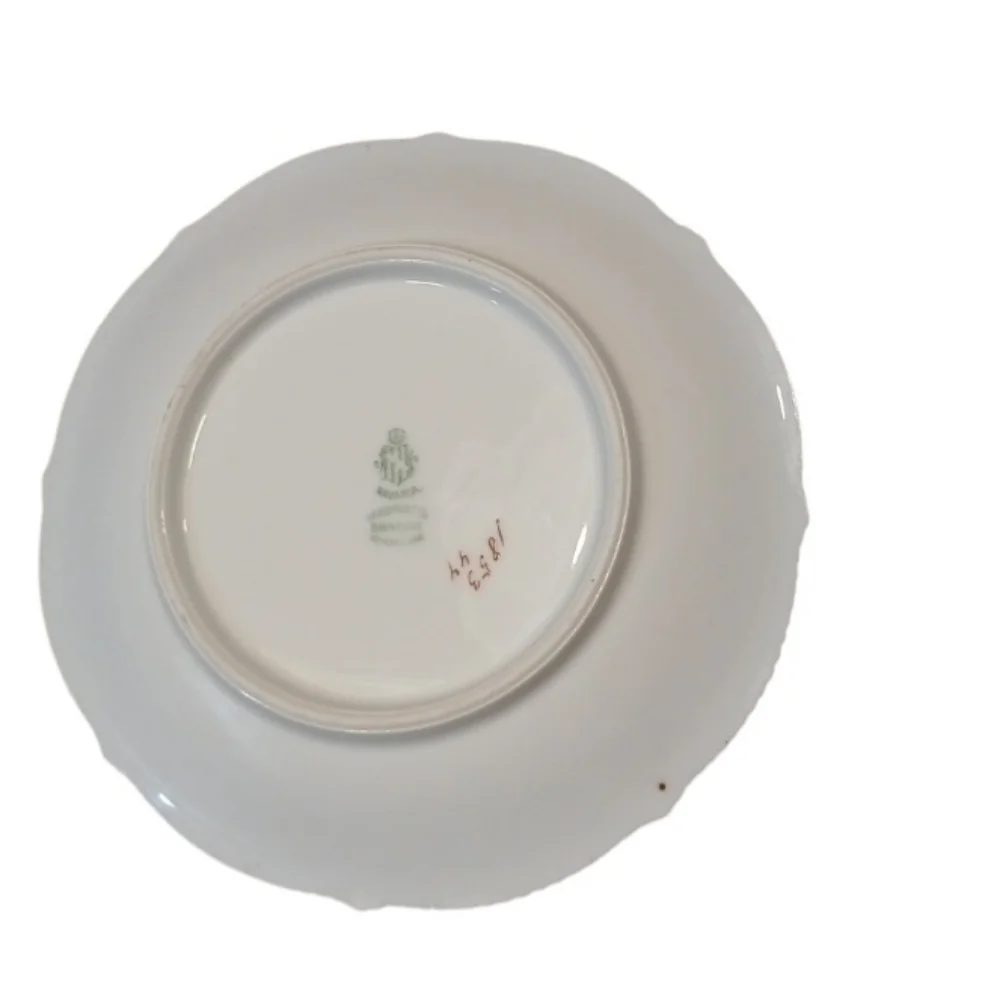 Vintage Decorative Plate with Grapes Design